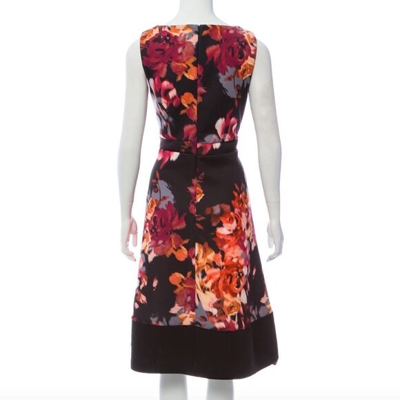 💛 Cynthia Rowley Floral Fit-and-Flare Dress - Picture 3 of 10